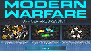 Modern Warfare: 1̶s̶t̶ ̶P̶r̶e̶s̶t̶i̶g̶e̶/ Officer Rank (WHAT HAPPENS?!)