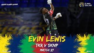 Evin Lewis Lets Loose With 11 SIXES! | CPL 2021