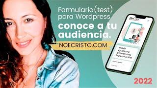 Cómo poner un formulario en wordpress con base de datos 2024