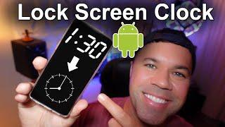 How To Change the Lock Screen Clock on Android (& Change Color!)