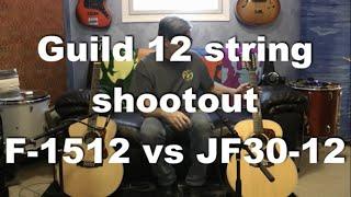 Guild 12 string guitar shootout JF30-12 vs F-1512