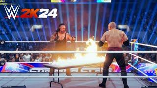 How to Set a Table on Fire in WWE 2k24 (Xbox, Playstation, PC)