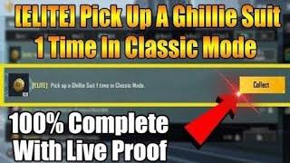 [ELITE] Pick Up A Ghillie Suit 1 Time In Classic Mode