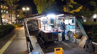 Assemble the stall by yourself! Japanese ramen made by a man who works until midnight