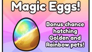 INSANE!!! Pet Sim 99's Magic Eggs Game Pass is HUGE!!!