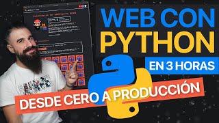 Cómo crear una WEB con PYTHON desde CERO