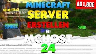 Mc-Host24.de | Minecraft Server in 3 Minuten einrichten!