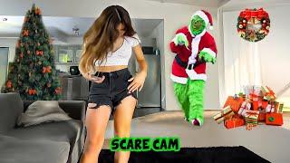 BEST CHRISTMAS SCARE CAM Priceless Reactions 2024#138 | Funny Videos TikTok | CoCo Scare Cam |