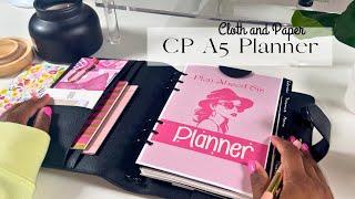 Cloth and Paper A5 Contoured Planner Flip Through | Monthly Planner Catch All