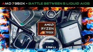 AMD 7950X - Battle Between 5 Liquid AIOs