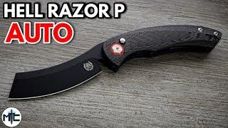 Red Horse Knife Works Hell Razor P Automatic Folding Knife - Overview and Review