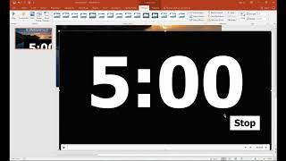 Adding timer to powerpoint