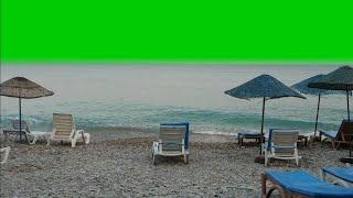 Sea beach Green Screen Background Relaxing video HD