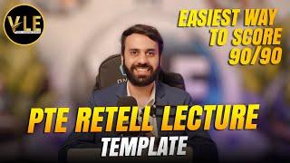 New PTE Retell Lecture Template | PTE Extended Speaking Hack | Vision Language Experts