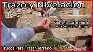 Como Hacer El Trazo y Nivelación De Una Casa