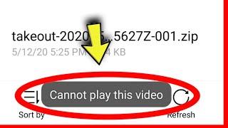 Cannot Play This Video Mp4 Error Problem In AndroId Phones Vivo S1 Pro