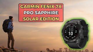 GARMIN FENIX 7X PRO SAPPHIRE SOLAR EDITION