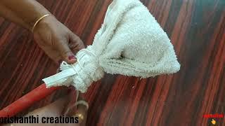 no cost diy,how to make a floor cleaning mop|mop|easy mop making|handmade floor cleaning mop|mops