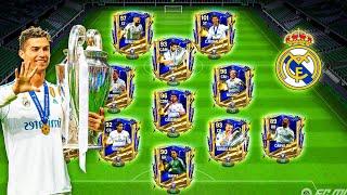 Real Madrid 2018 UCL Winning Squad Builder! Real Madrid Squad - FC Mobile