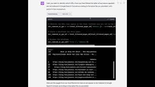 ChatGPT code interpreter's Python code view