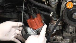 How to replace the distributor cap and rotor arm on a VW