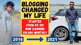 How Blogging Changed My Life  Started from Rs 125  Online Earning Motivation for Beginners #shorts