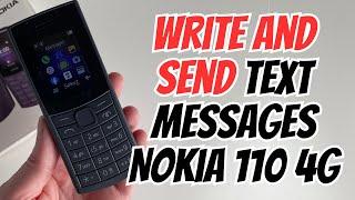 How To Write and Send Text Messages On Nokia 110 4G