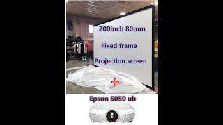 XY screen HKC80 series fixed frame projection screen for home theater