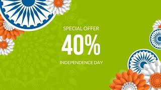 Free Independence Day Promotion Video Template (Customizable) - FlexClip