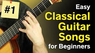 Piece #1 of 7 Easy Classical Guitar Songs for Beginners — With sheet music & classical guitar tabs