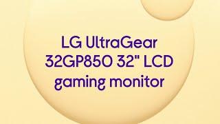 LG UltraGear 32GP850 Quad HD 32" Nano IPS LCD Gaming Monitor - Black - Product Overview