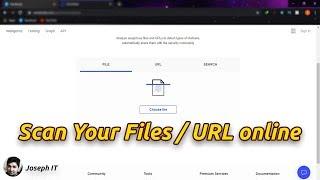 Scan Files and URL for Viruses Online | Online free Malware URL scanner