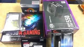 How to install AMD Ryzen 2400G Gigabyte B450M Gaming & M 2 250GB G kill Ripjaws v  | Tech Land