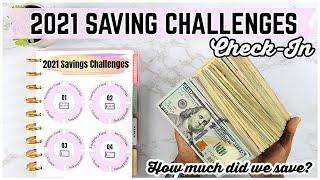 2021 SAVINGS CHALLENGES | HOW MUCH DID I SAVE IN 3 MONTHS? | MONEY CHALLENGES | Count With Me!