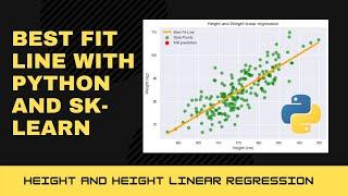 Best Fit Line in 4 Lines of Code — Linear Regression with Python and SciKit-Learn