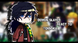 | Demon slayer react to Tomioka | RUS/ENG | / |