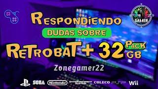 Como Configurar RETROBAT + Respondiendo DUDAS️Pack 32GB Listo Para Jugar️El Poder del Emulador️