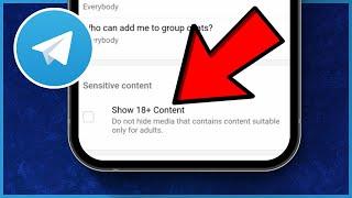 ENABLE Sensitive Content on Telegram (iOS & Android) 2025