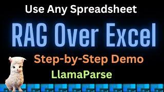 RAG over Excel Files or Any Spreadsheet - LlamaParse