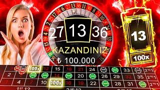 #RULET | 180 TL İLE 100.000 TL LİGHTNİNG RULET DÜNYA REKORU ?! #rulet #roulette #casino