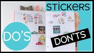 Planner Stickers | How to Use Them so Your Planner Looks Fab Every Time