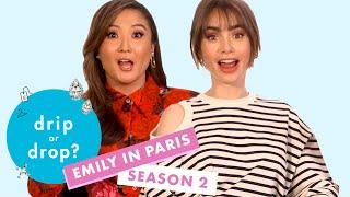 'Emily in Paris' Stars Lily Collins and Ashley Park React to Wild Fashion Trends | Cosmopolitan