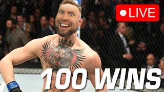 STREAMING UNTIL I WIN 100 FIGHTS on UFC - LIVE STREAM