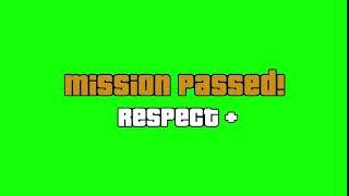 GTA SA Mission Passed Green Screen + Download