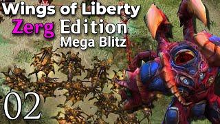 Face Tanking The Purifier Mothership - Wings of Liberty: Zerg Edition - Speed Rush pt.2