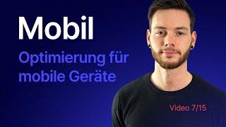 WORDPRESS Website + Elementor MOBIL optimieren / RESPONSIVE | 7 Mobiloptimierung/Responsive Design