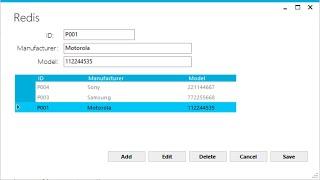 C# Tutorial - Insert Update Delete and View data in Redis Cache C#.Net | FoxLearn