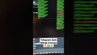 Telegram Auto Merge Contact to Target Group / Channel Script 2022 