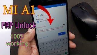 How to Unlock FRP Xiaomi Mi A1 Android One? Google Account Remove Done 100%