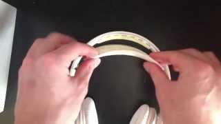 FIXTHEBEAT.com How to Fix Beats By Dre Headband Headphones Rubber Cushion Solo HD Repair